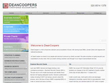 Tablet Screenshot of deancoopers.com